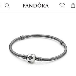 Authentic Oxidized Pandora Bracelet